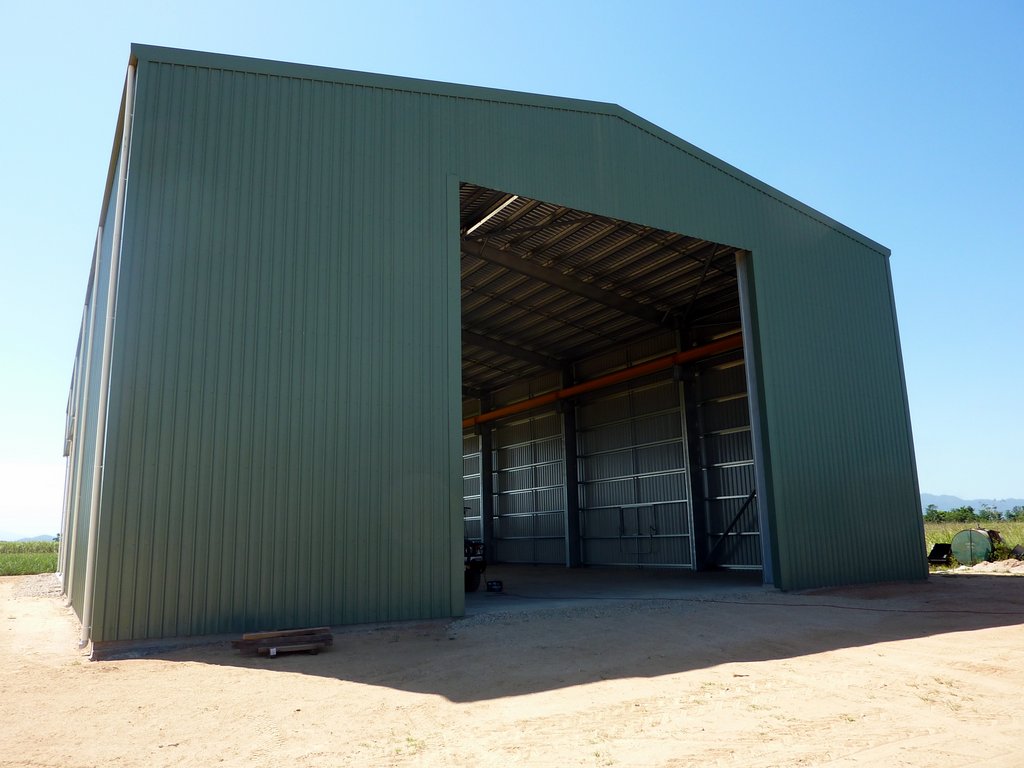 Gable Roof Shed - 38m x 19m x 9m